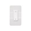 Nexxt - Smart Home Wi-Fi Dimmer Switch Single Pole Voice Control Alexa/Google - Manual & Remote Dimming - White