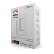 Nexxt - Smart Home Wi-Fi Dimmer Switch Single Pole Voice Control Alexa/Google - Manual & Remote Dimming - White