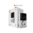 Nexxt - Smart Home - Wi-Fi Door Lock - Digital Keypad Mechanical Key - Stainless Steel