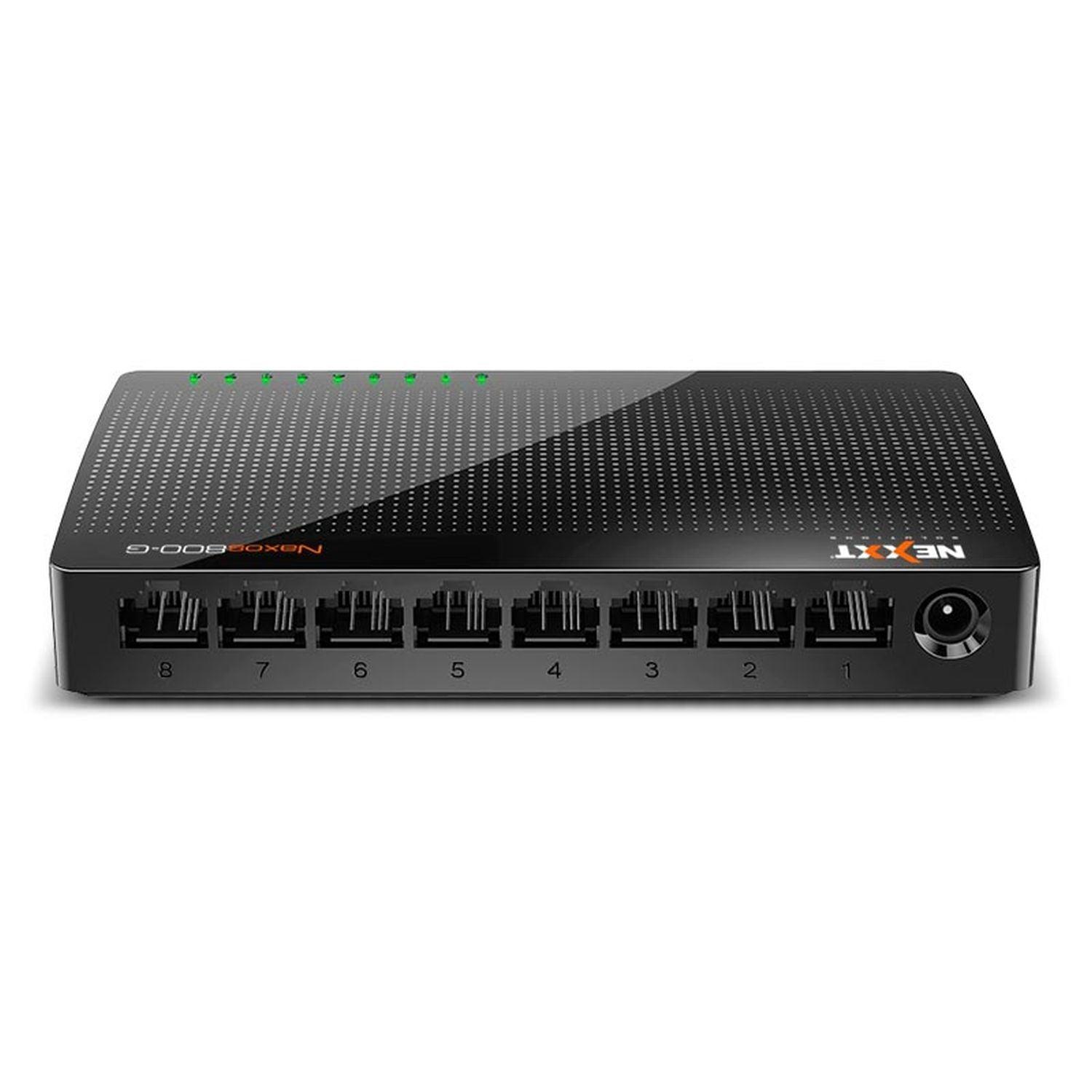 Nexxt - Switch Gigabit Ethernet Desktop Naxos 800 - G 8 Port