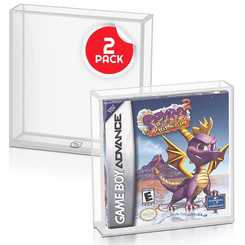 Acrylic Protector for (GB/GBA) Game Box - 2 Pack