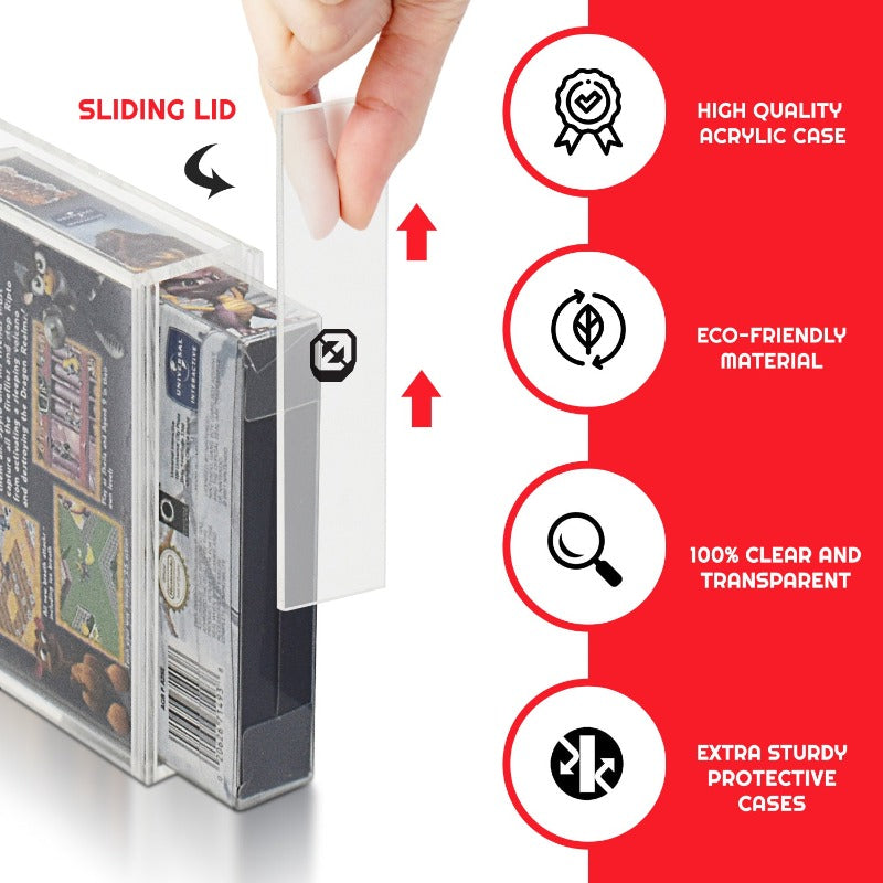 Acrylic Protector for (GB/GBA) Game Box - 2 Pack