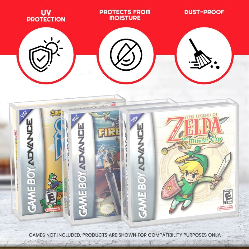 Acrylic Protector for (GB/GBA) Game Box - 2 Pack