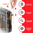 EVORETRO Acrylic Display Protector for SNES Games and N64 Game Box - Pack of 2