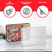 EVORETRO Acrylic Display Protector for SNES Games and N64 Game Box - Pack of 2