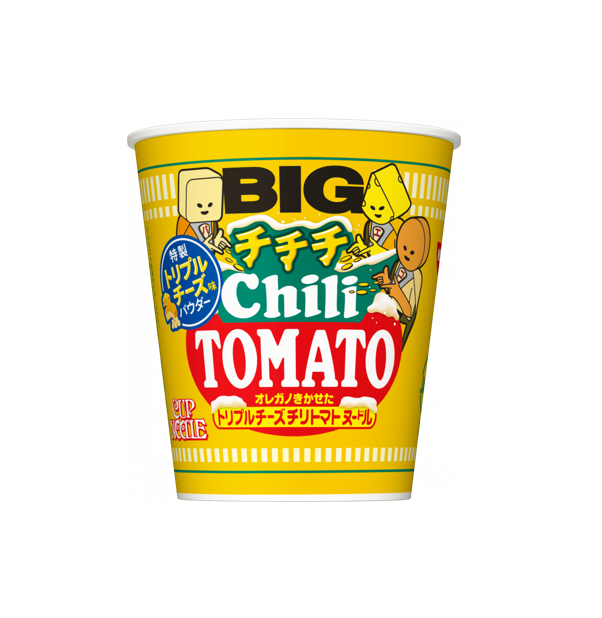 Nissin Big Cup Noodle Cheese Chili Tomato (96G) [Best Before Date: 2026.07.22]