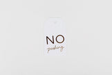 No Peeking (Gold Foil)