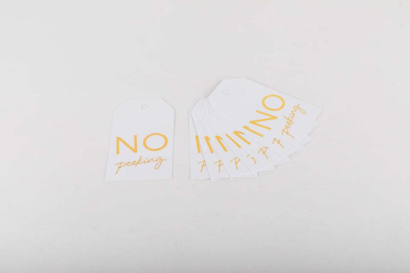 No Peeking (Gold Foil)