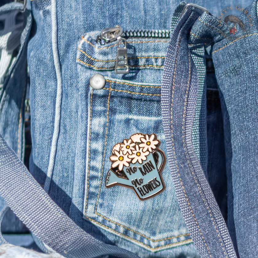 No Rain No Flowers | Collectible Pin