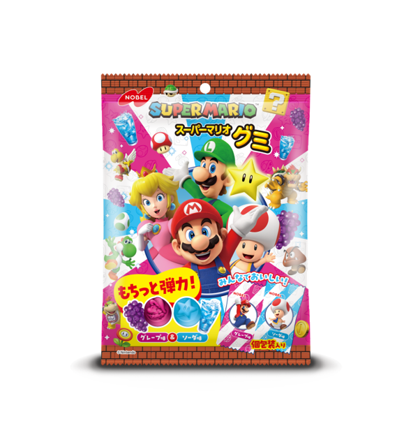 Nobel Super Mario Grape & Soda Gummy