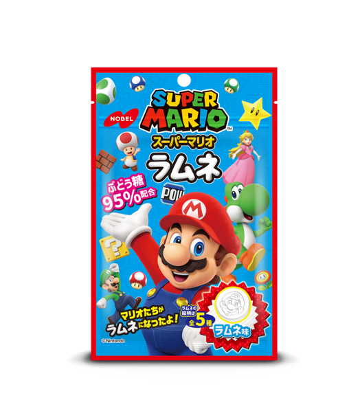 Nobel Super Mario Ramune Candy (40G)