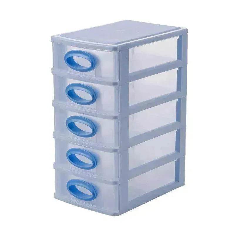 Nordic Style Transparent Multi-layer Drawer Plastic Storage Box Women Girls Bedroom Desktop Cosmetic Boxes Jewelry Organizer New