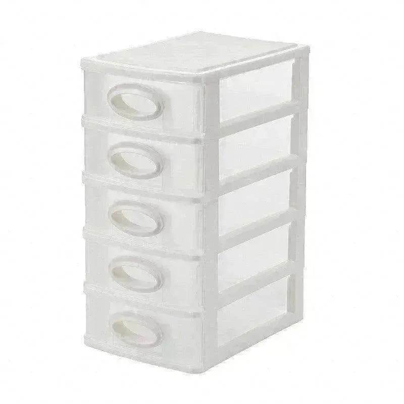 Nordic Style Transparent Multi-layer Drawer Plastic Storage Box Women Girls Bedroom Desktop Cosmetic Boxes Jewelry Organizer New