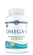 Nordic Naturals Lemon Omega-3, 120 Softgels