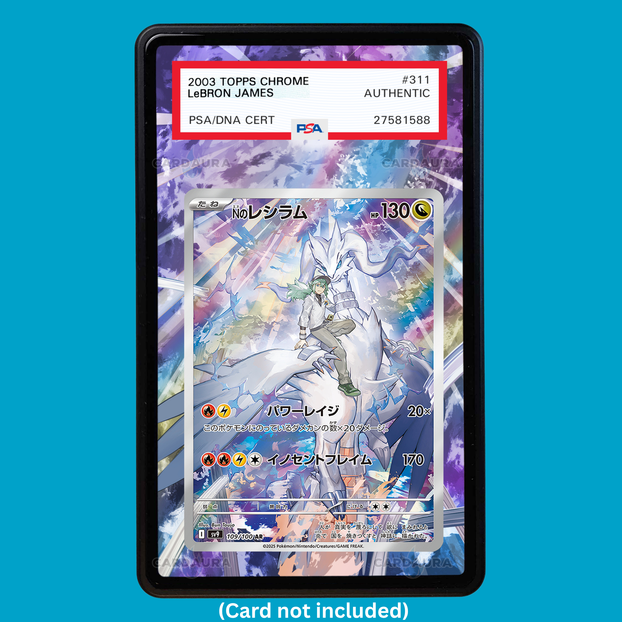 N's Reshiram 167/159 Journey Together (Graded) Display Case