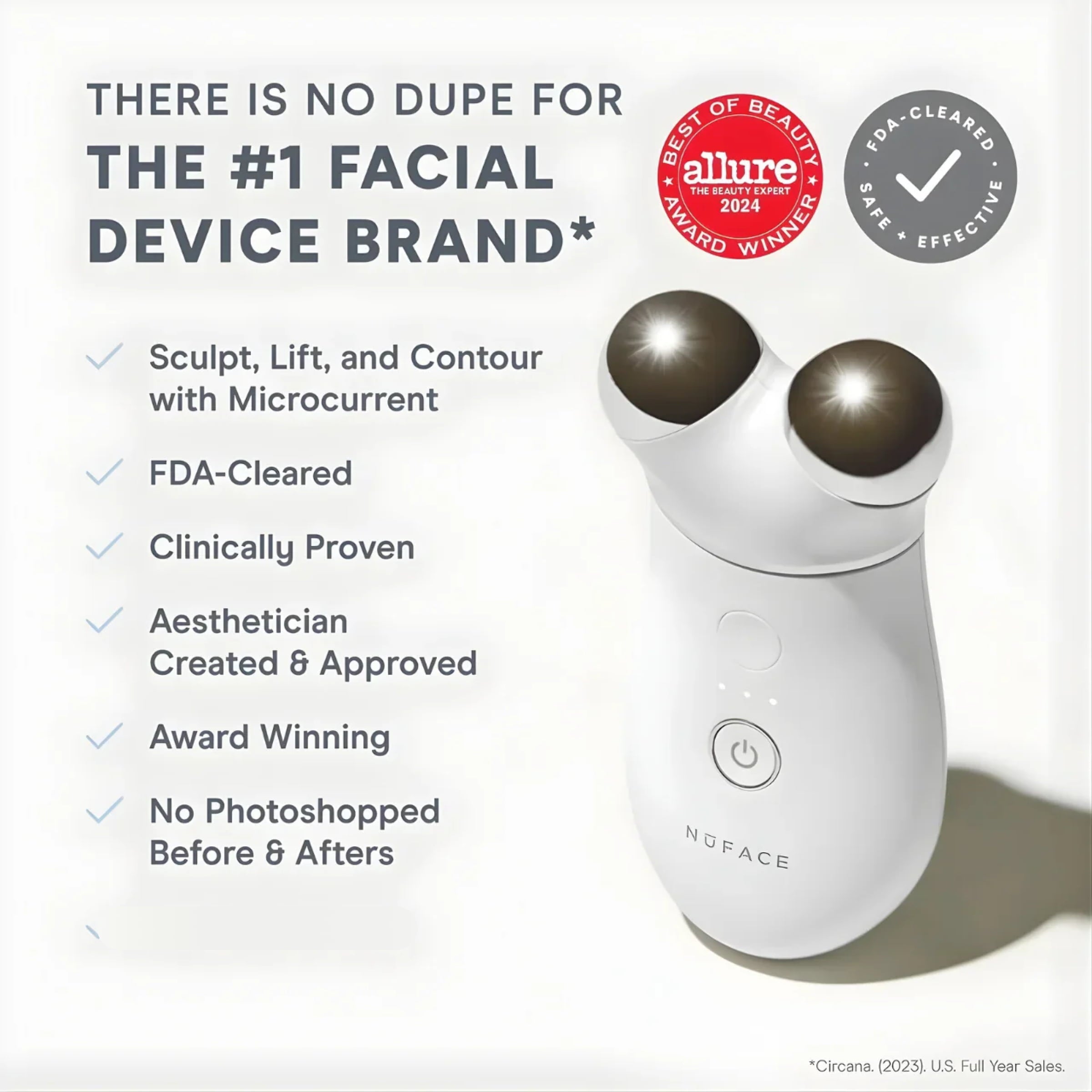NuFACE Trinity+ Pro Smart Advanced Facial Toning Kit