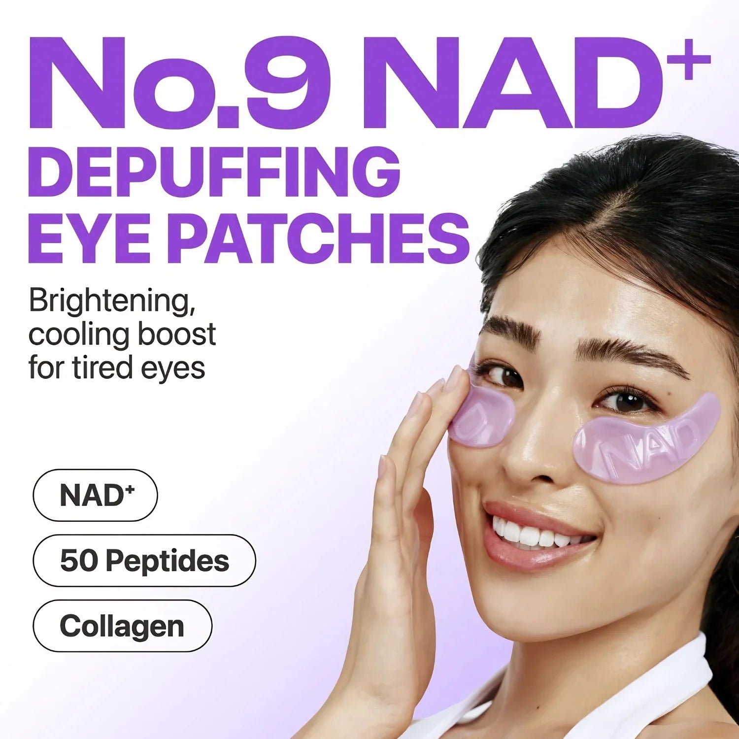 Numbuzin No.9 NAD+ Collagen Under Eye Patches 5EA