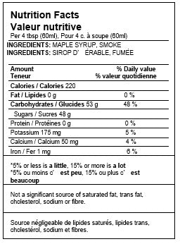 Maple Syrup – Smoked - 50ml