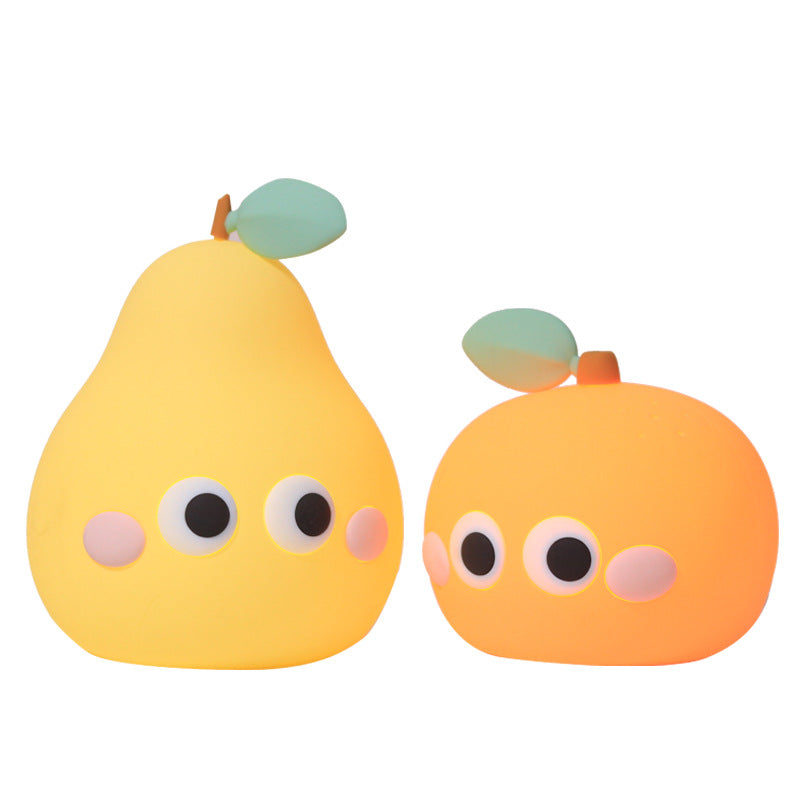 Big Mandarin Orange Silicone Night Lamp