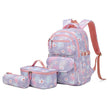 Printed Schoolbag Three-piece Fashion Backpack