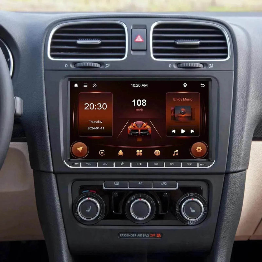 Smart All-in-one car Navigation player 2 64 Central Car Control, GPS, Phone-mirror link, Music Player, Rear View Camera, Global Weather Display, FM/RDS Radio, Driving Recorder Built-in wifi Connection