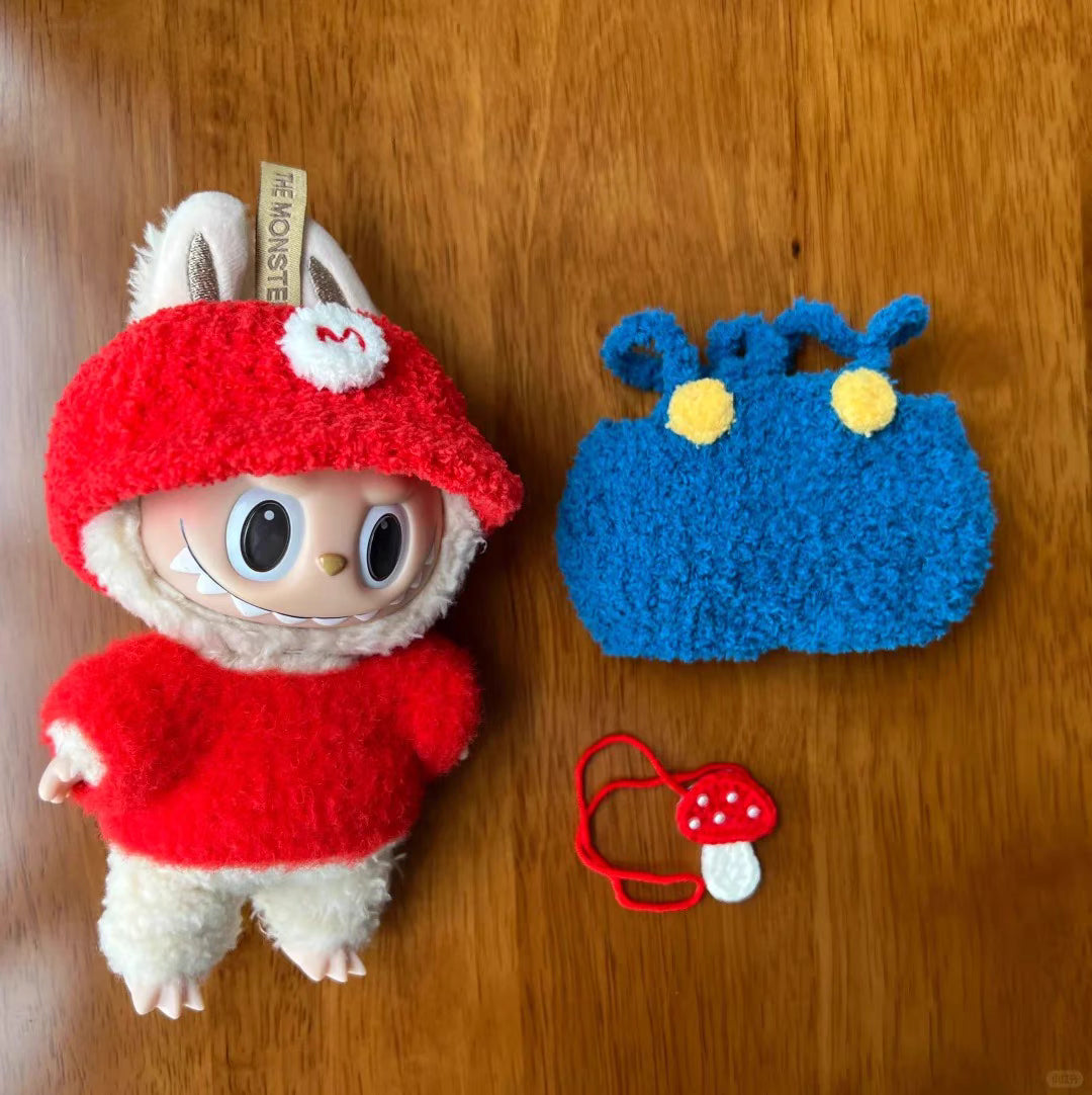 Handmade Labubu Outfit – Mario And Luigi Edition [pre order]