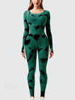 Yoga Jumpsuit & Workout Clothes Slim Thread Long Sleeve Yoga Jumpsuit