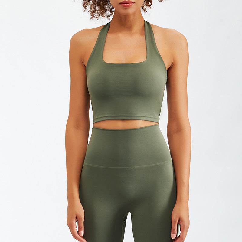 2pcs set Nude Feel Workout Outfit set Gym Clothes for women