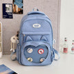 Large Capacity Kids School Backpack – Nylon Bookbag for Primary Students | Pink, Blue, Black