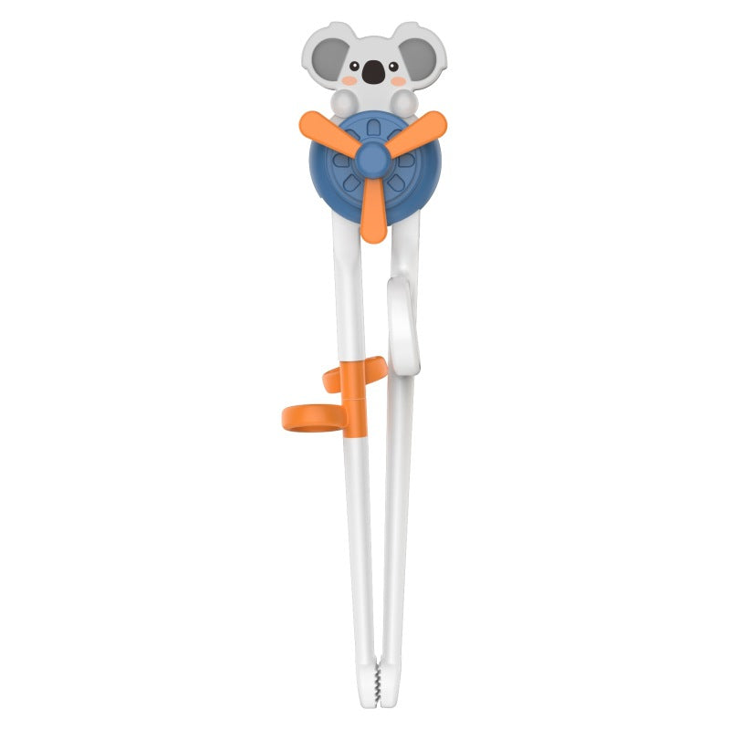 Children Training Chopsticks