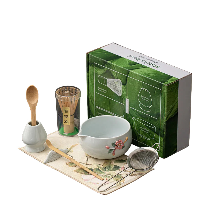 Bamboo Matcha Whisk Gift Set (8 PCS)