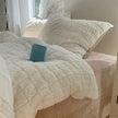 Rabbit Plush Four-piece Set Thickened Milk Fiber Sheets Coral Fleece Duvet Cover