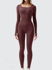 Yoga Jumpsuit & Workout Clothes Slim Thread Long Sleeve Yoga Jumpsuit