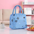 Portable Floral Aluminum Foil Thermal Insulated Lunch Bag