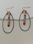 Turquoise Beaded Bohemian Vintage Earrings