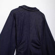 European And American Style Fashion Dark Blue Long sleeve Denim Shirt Dress