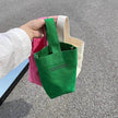 Canvas Lunch Solid Color Canvas Bag
