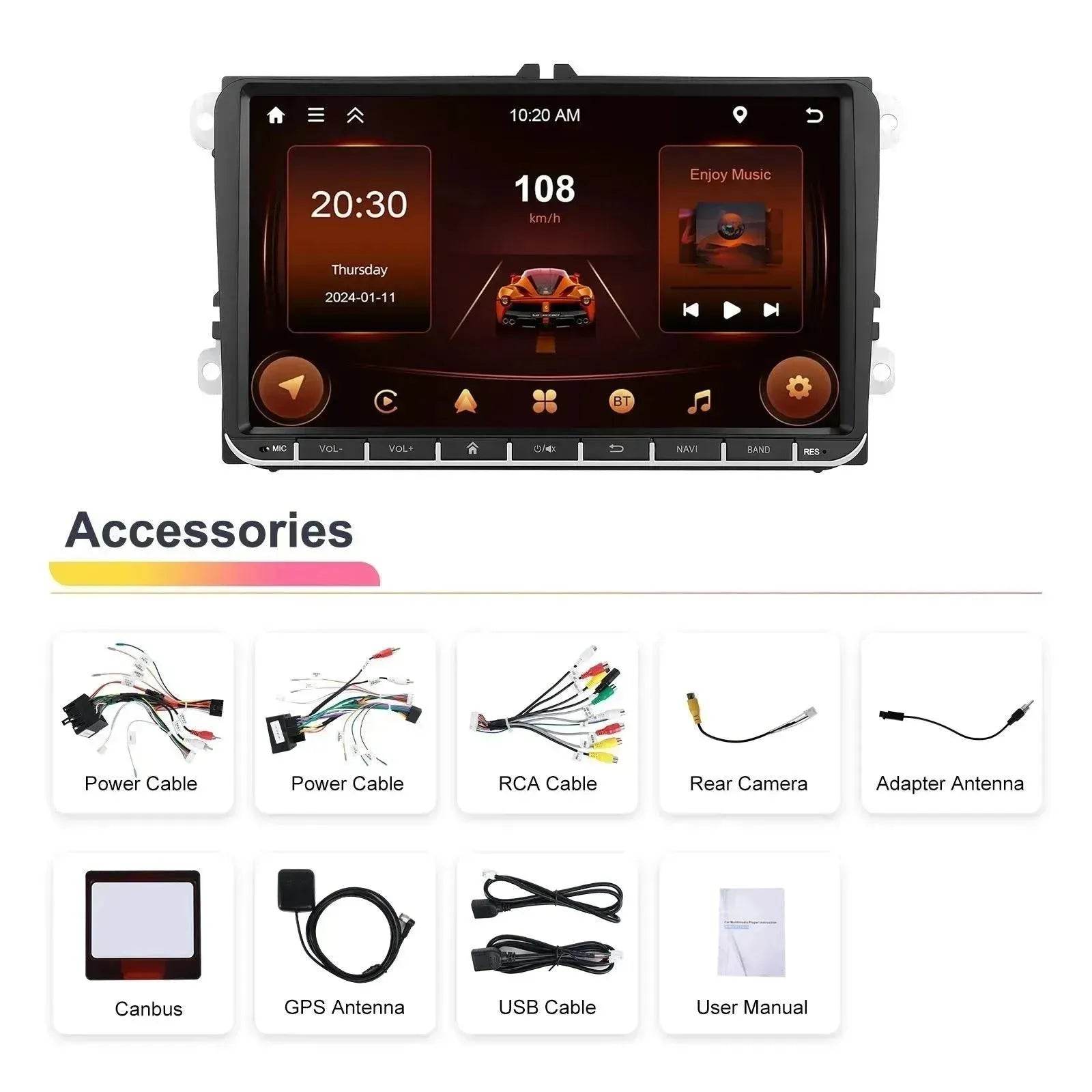 Android 13 All-in-One Car Navigation Player – 7