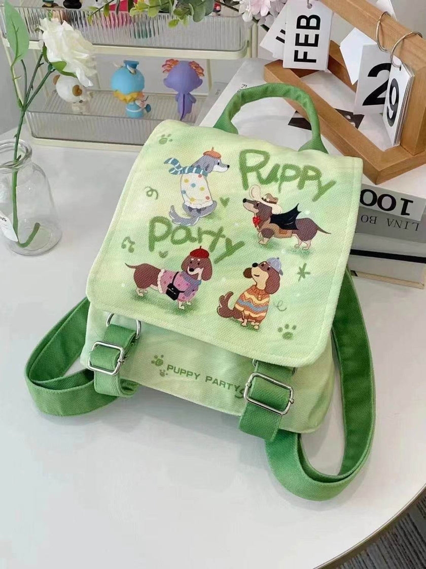 Puppy Party Backpack – Cute School Bag for Kids