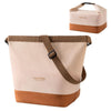 Large Capacity Crossbody Canvas Lunch Bag