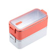 Portable Stainless Steel Double Layer Kids Lunch Box