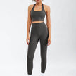 2pcs set Nude Feel Workout Outfit set Gym Clothes for women