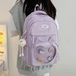 Large Capacity Kids School Backpack – Nylon Bookbag for Primary Students | Pink, Blue, Black