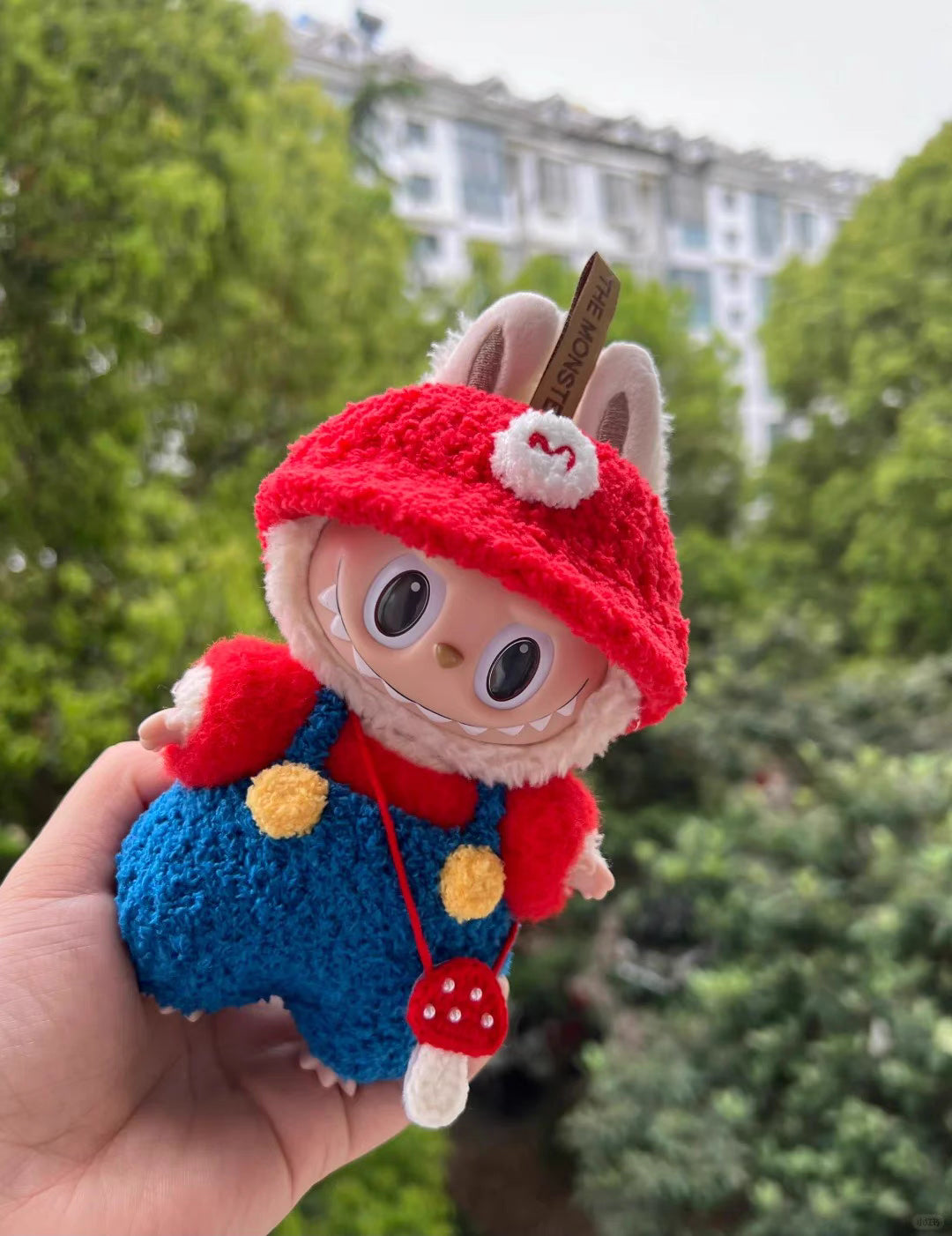 Handmade Labubu Outfit – Mario And Luigi Edition [pre order]