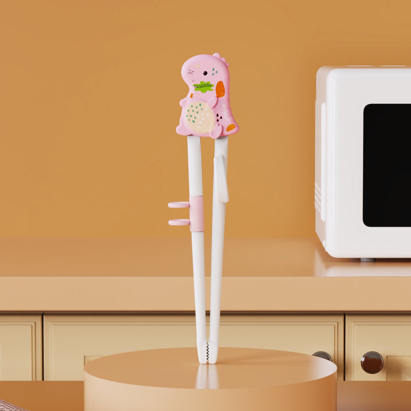 Children Training Chopsticks