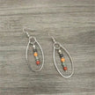 Turquoise Beaded Bohemian Vintage Earrings