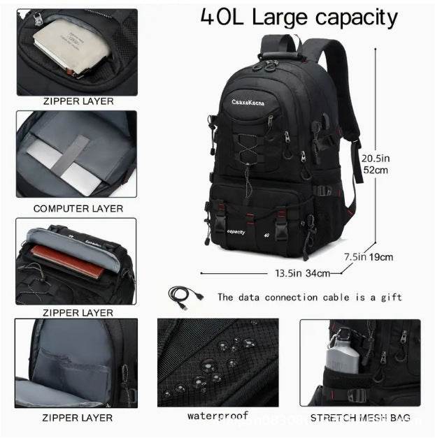 Large Capacity Travel Mountaineering Hiking Backpack