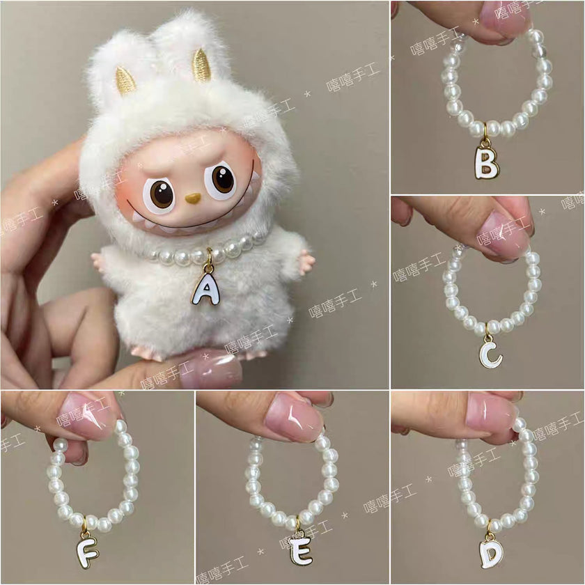 [pre order] Letter necklace for labubu ver4 Pin for love