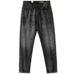Denim Cotton Men's Heavy Black Washed Denim Jeans Pant trouser