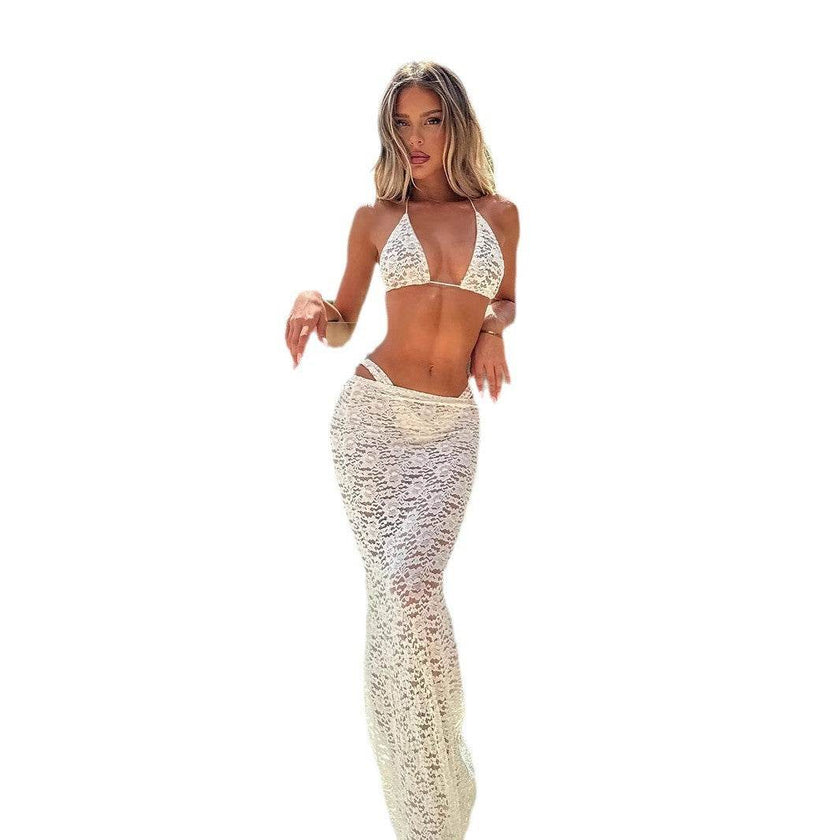 Hollow Classic Bikini Dress Suit Women